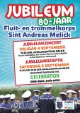 poster fluit en trommelkorps