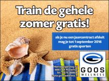 Zomer advertentie half